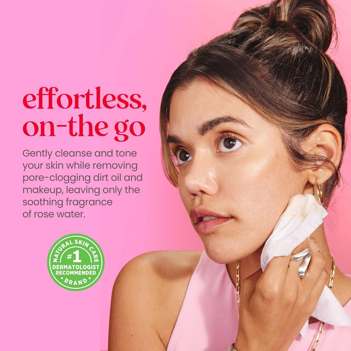 Burt's Bees - Micellar 3-In-1 Facial Towelettes With Rose Water 30Ct