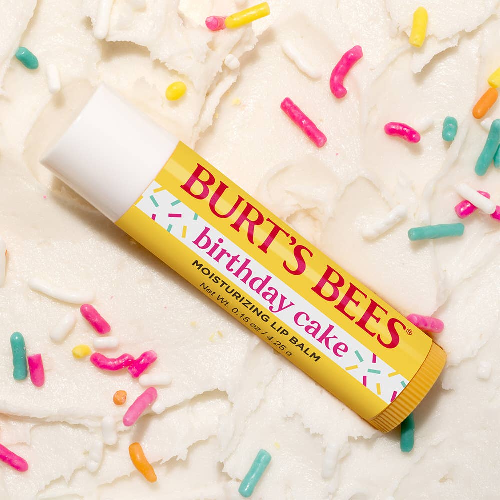 Burt's Bees - Birthday Cake Moisturizing Lip Balm With Beeswax Blister Box