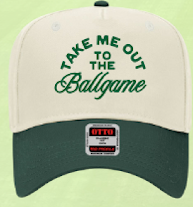 Ruby Moon - Take Me Out To The Ballgame-Baseball Game Hat