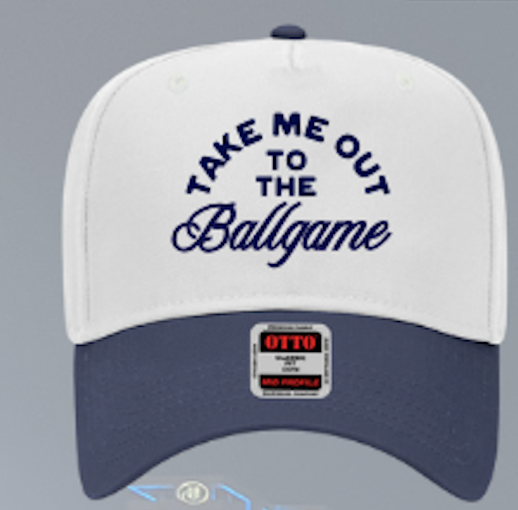 Ruby Moon - Take Me Out To The Ballgame-Baseball Game Hat