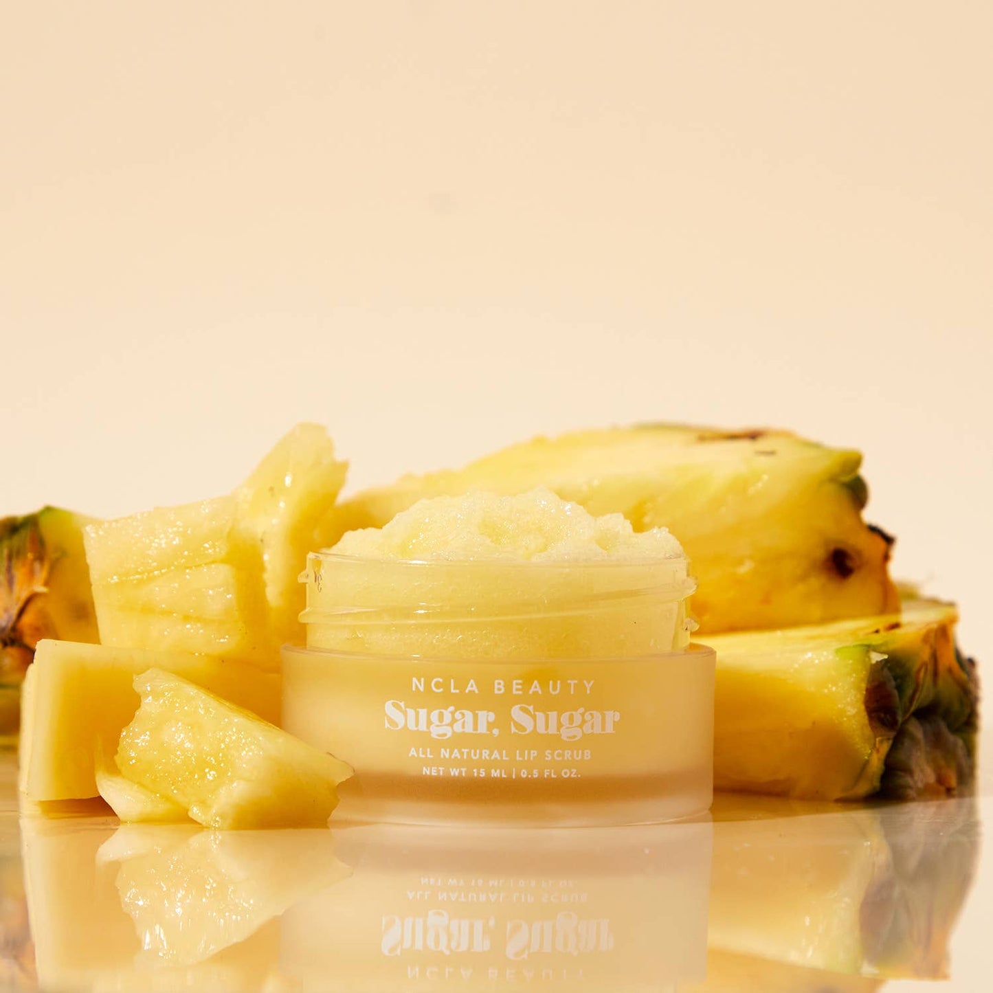 NCLA Beauty - Sugar Sugar Pineapple Lip Scrub