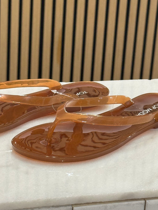CCOCCI - Kate Jelly Flip Flops / Tan