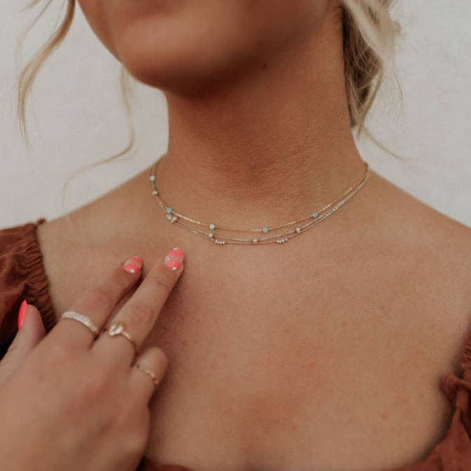 Well Spoken Necklace in Turquoise