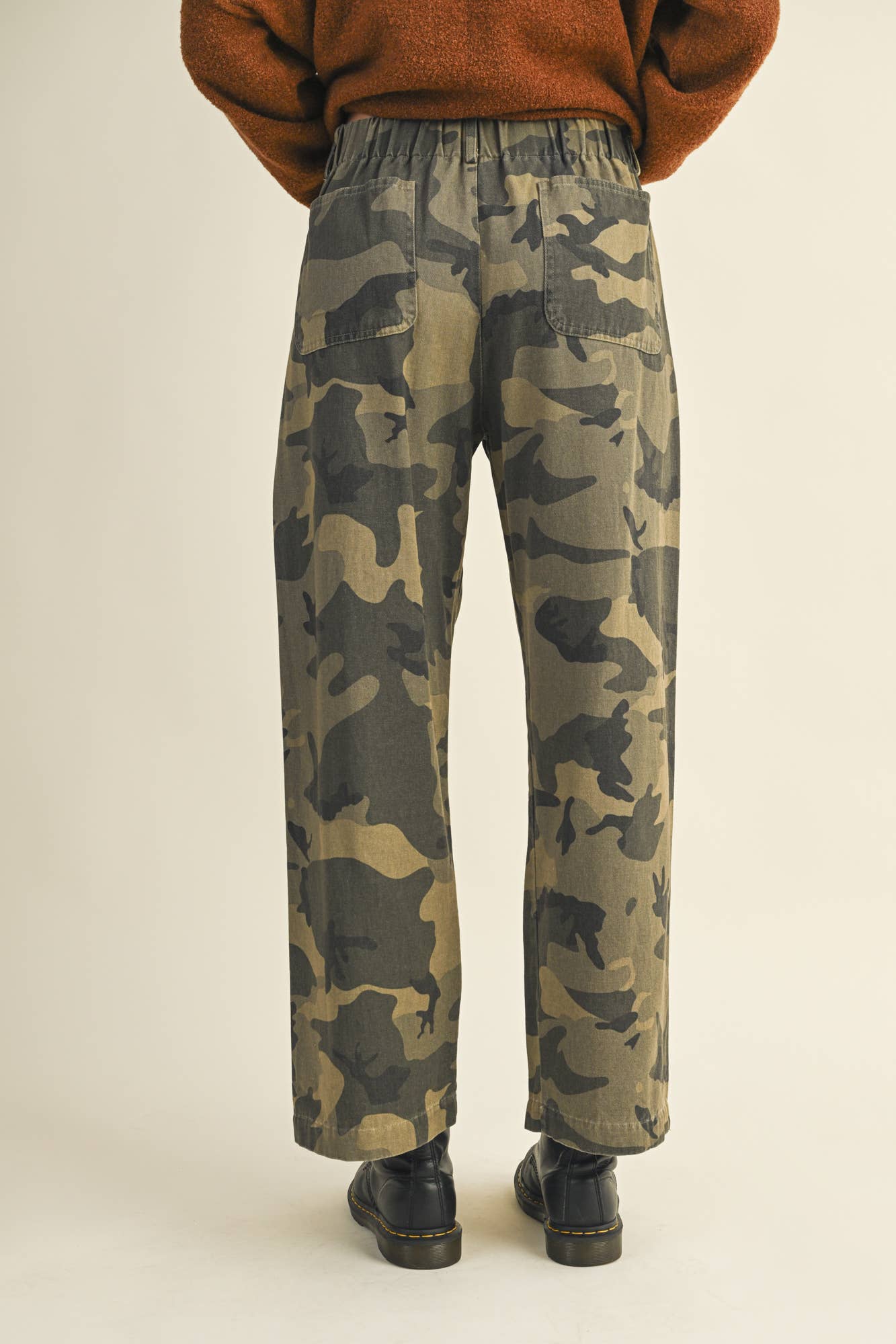 Mustard Seed - FRONT TIE CAMO PANTS