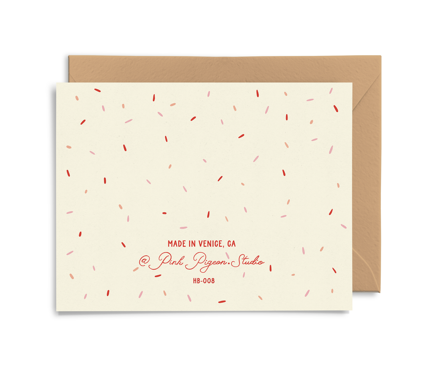 Pink Pigeon Studio - Happy Birthday Sprinkles Card
