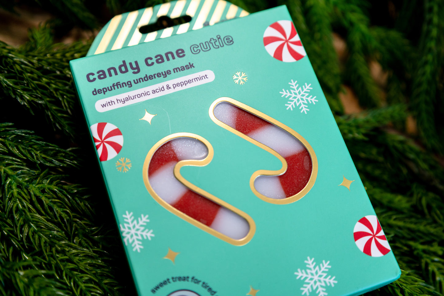 My Spa Life - Christmas Holiday Candy Cane Cutie Depuffing Undereye Masks