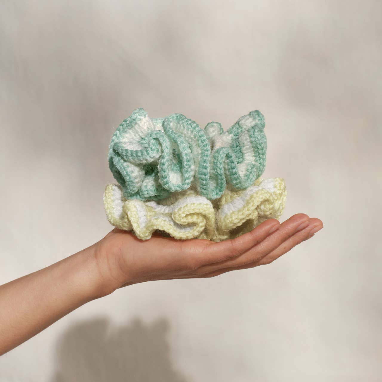 KITSCH - Crochet Scrunchie -  Butter Yellow