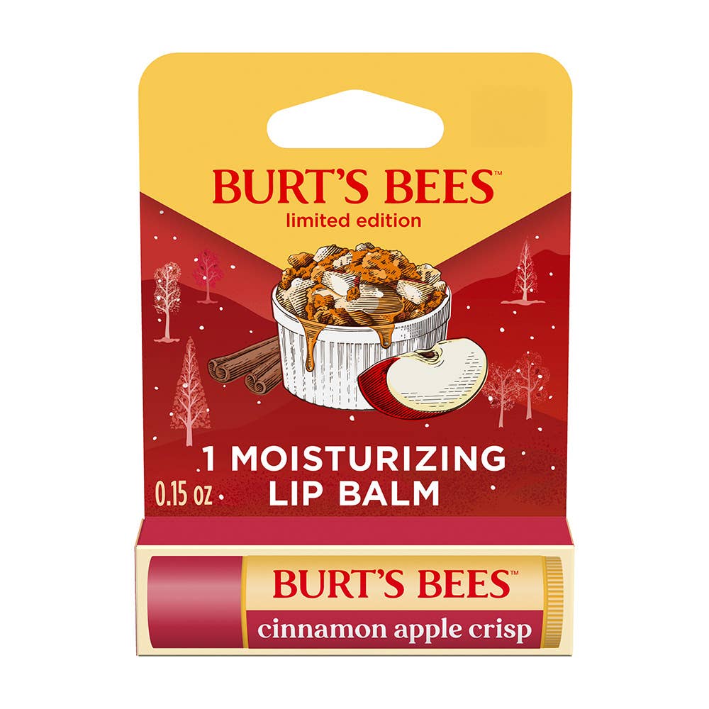 Burt's Bees - Holiday Cinnamon Apple Crisp Moisturizing Lip Balm