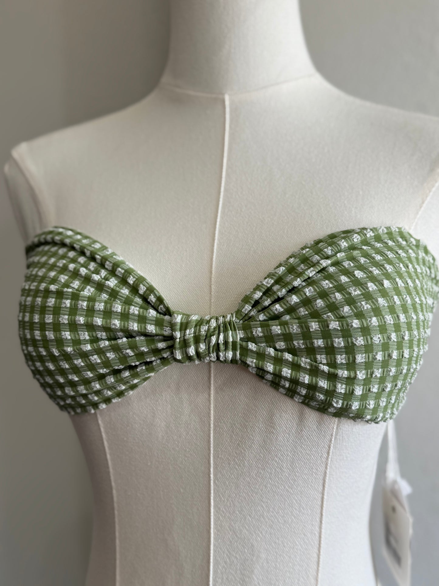 Envya - Emily Gingham swim Bikini Top