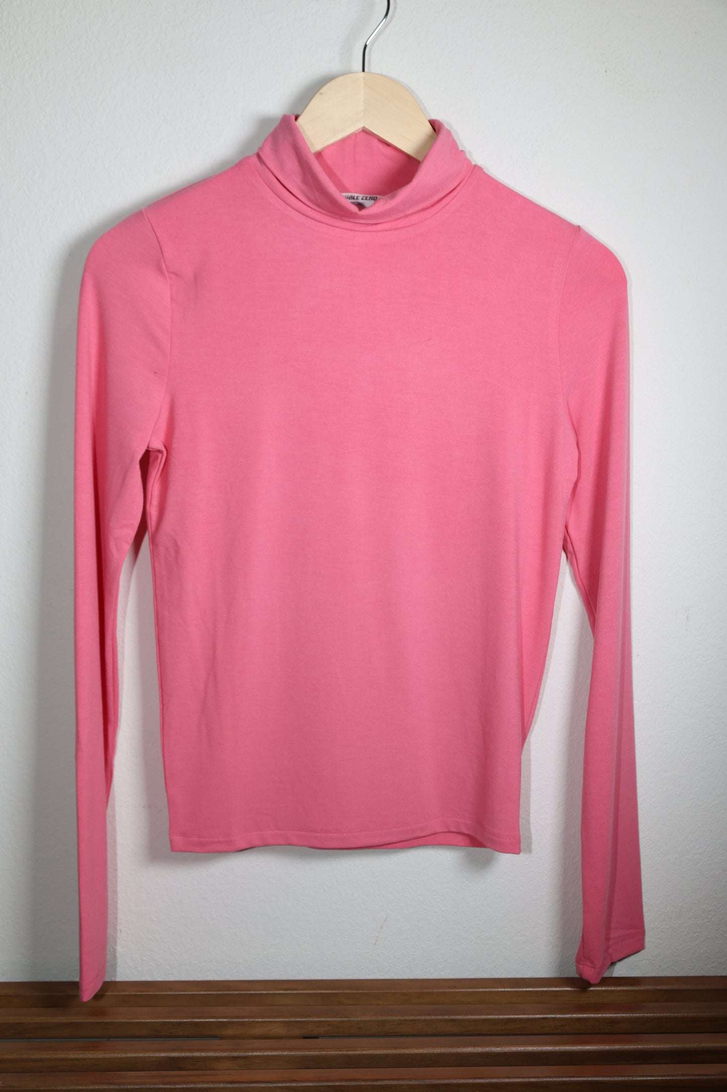 Turtleneck Long Sleeve Fitted Top