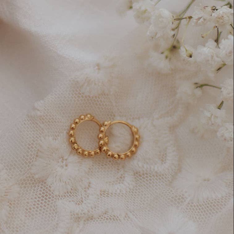 Mauve Jewelry Co. - Goldie Dot Hoops