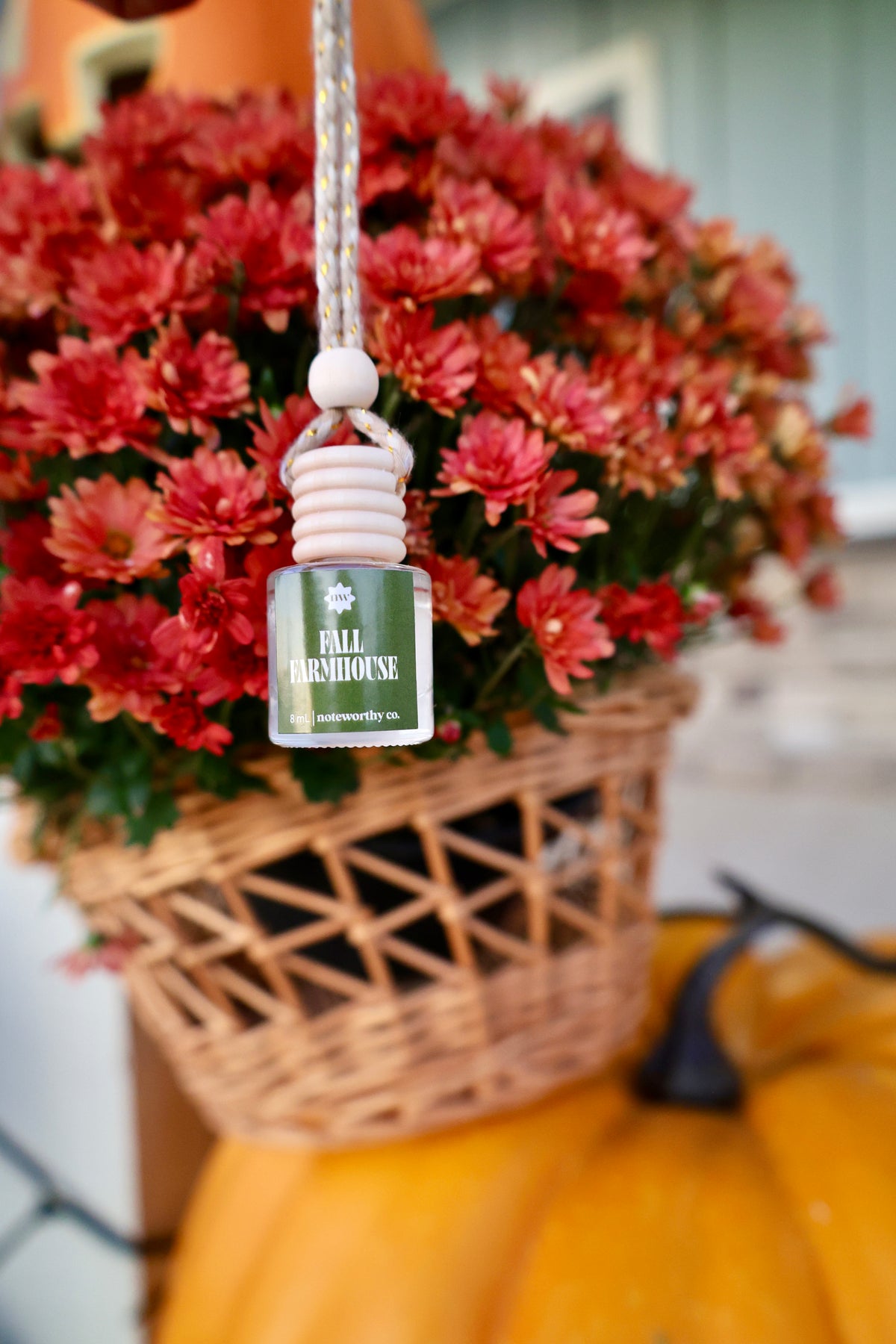 Fall Scented Glass Car Diffusers