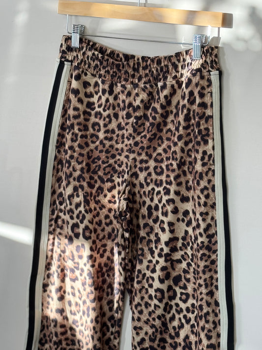 Rae Mode - Cheetah Print Lounge Pants w/ Pinstriping