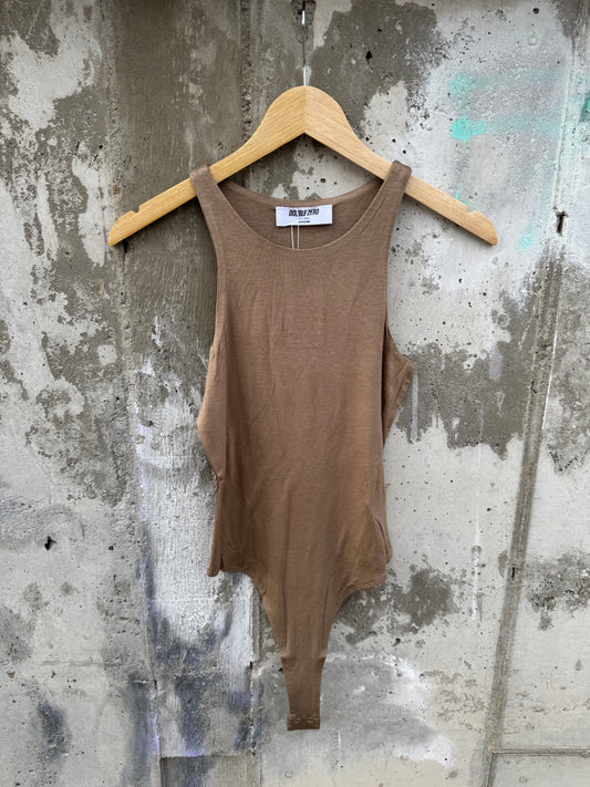 Double Zero - Sleeveless Tank Top Bodysuit