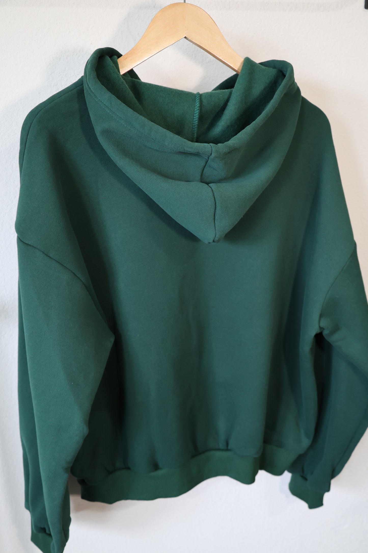 TICTOC - UNIVERSITY Plush Fleece Loose Fit Zip Up Hoodie With Pockets