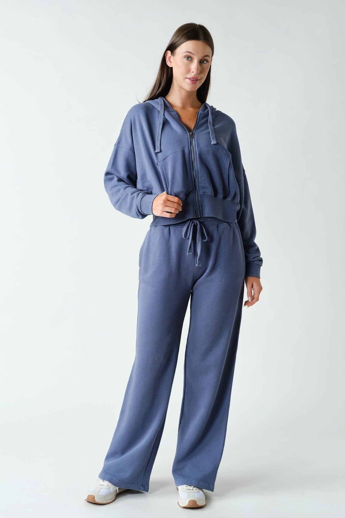 Mono B - Urban Ease Mineral Wash Hoodie Jacket