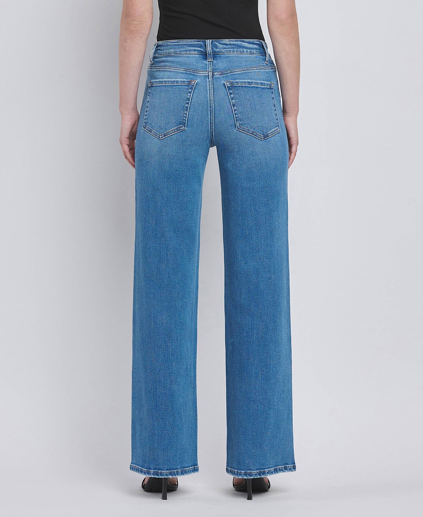 FLYING MONKEY - HIGH RISE WIDE JEANS