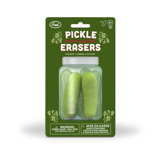 Fred & Friends - Pickle Erasers - Set of 2