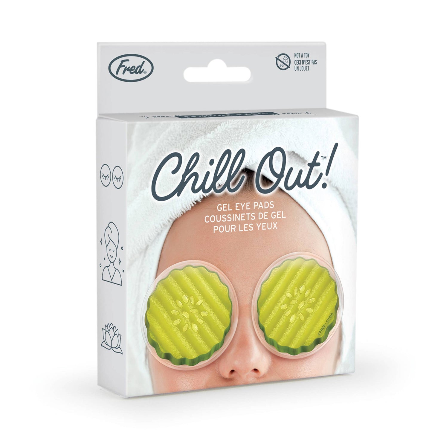 Fred & Friends - Pickle Chip Chill Out Cooling Eye Patches
