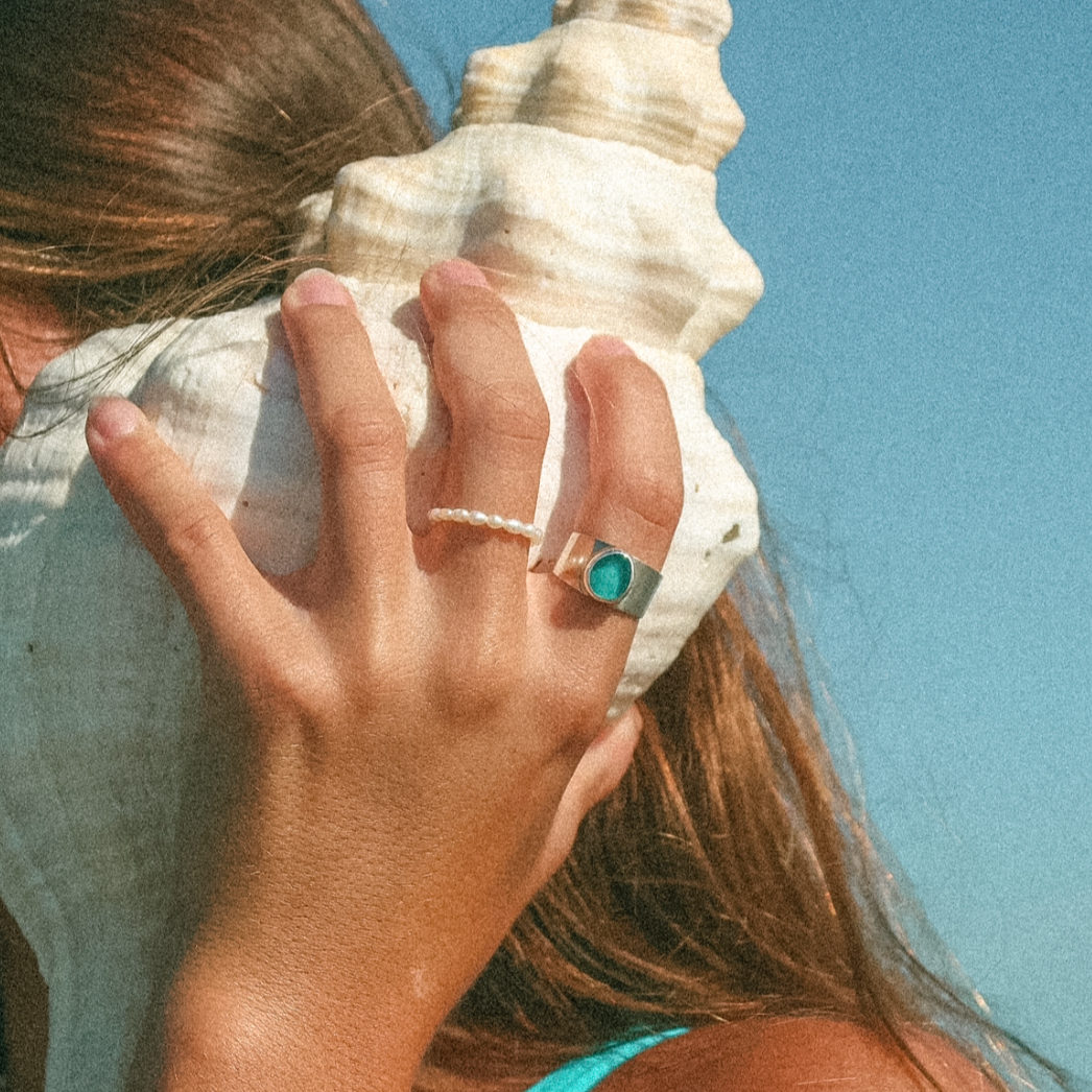 The Salty Gem - Amor Pearl Ring