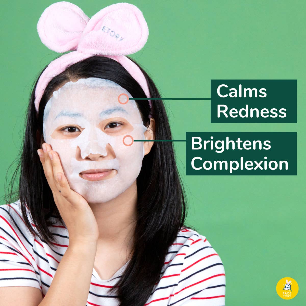 FaceTory - Face Mask - K-Beauty - 2-Step Clearing - Soothe Me Tea Tree