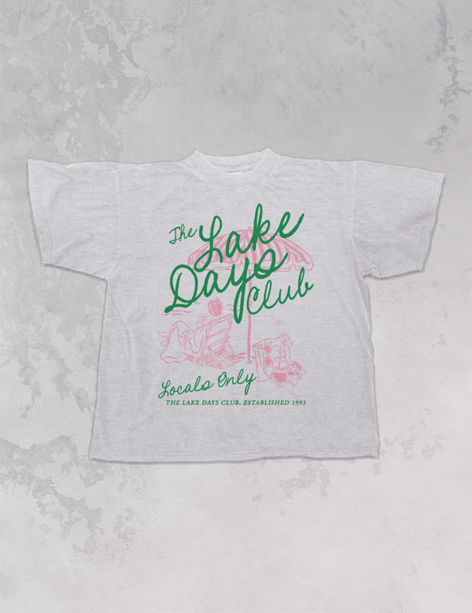 The Clandestine Underground - The Lake Days Club, Summer Oversized T-Shirt