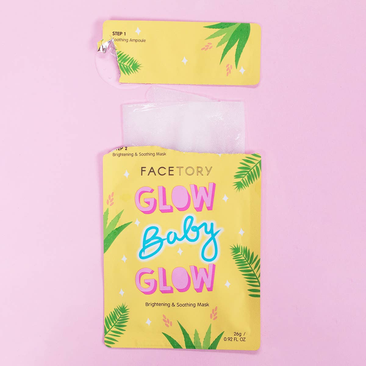 FaceTory - Face Mask - K-Beauty - 2-Step Brightening - Glow Baby Glow