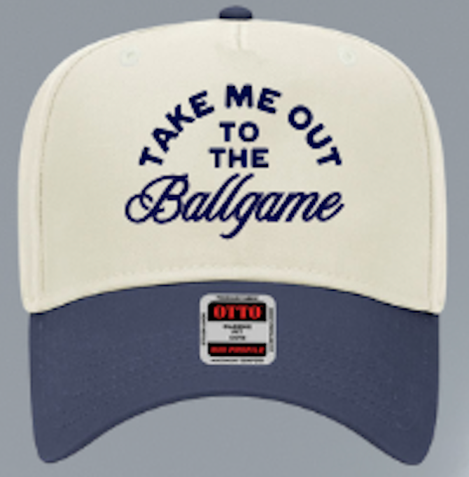 Ruby Moon - Take Me Out To The Ballgame-Baseball Game Hat