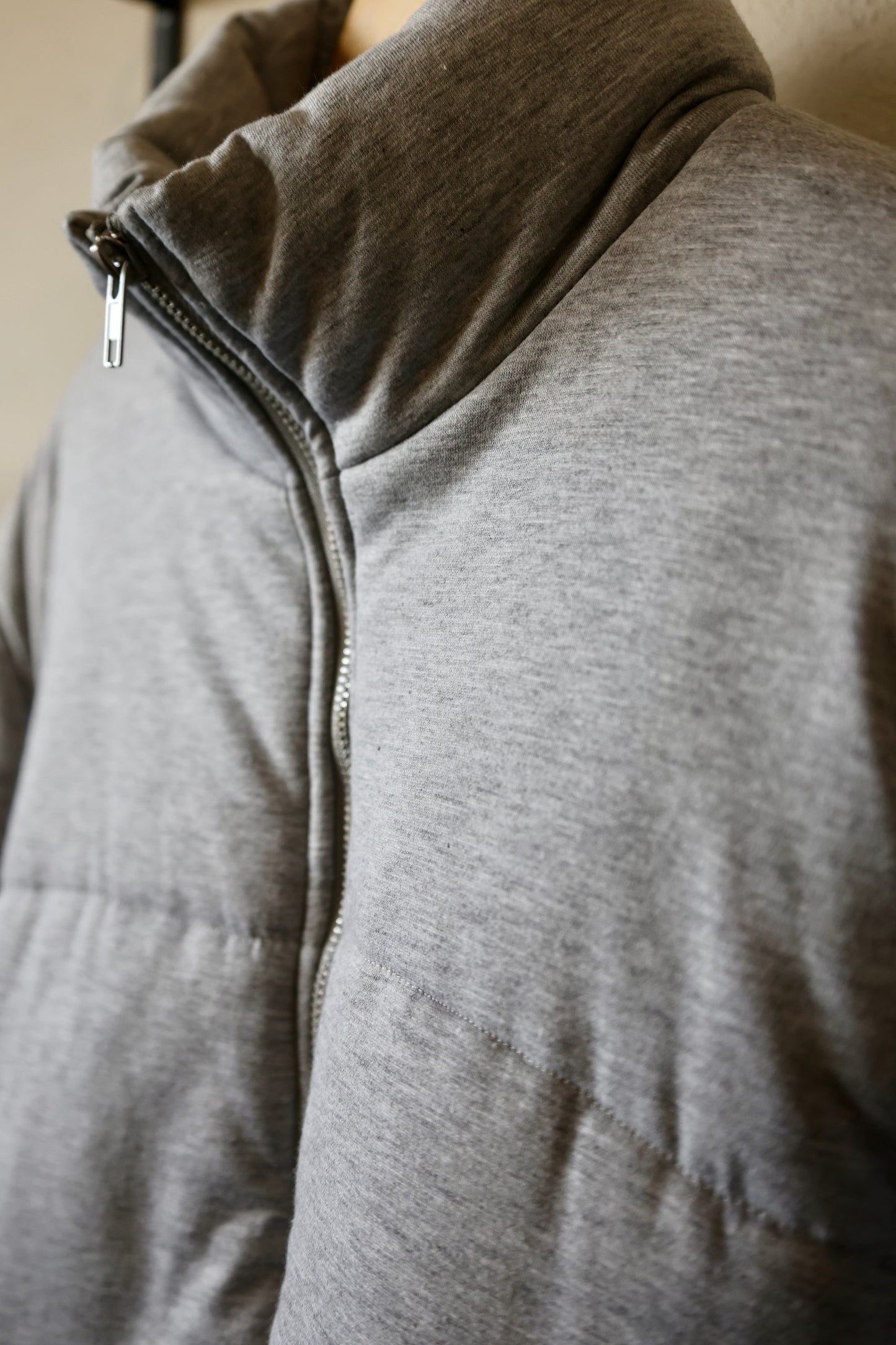 Sunday Edition Melange Jersey Puffer jacket