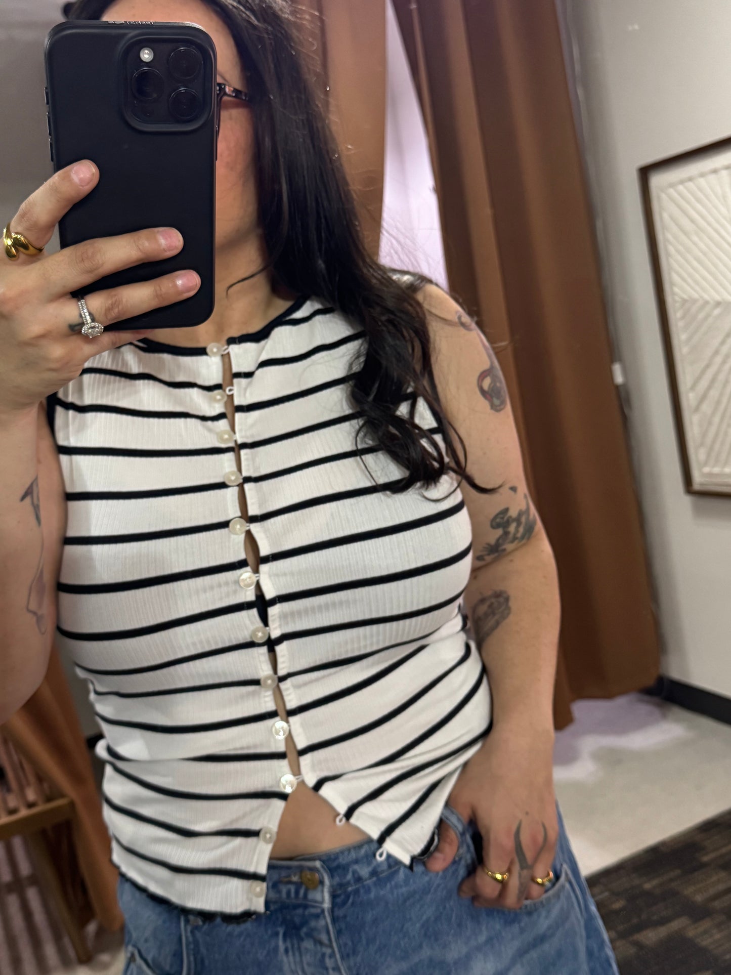 Free People Tilly Striped Tank