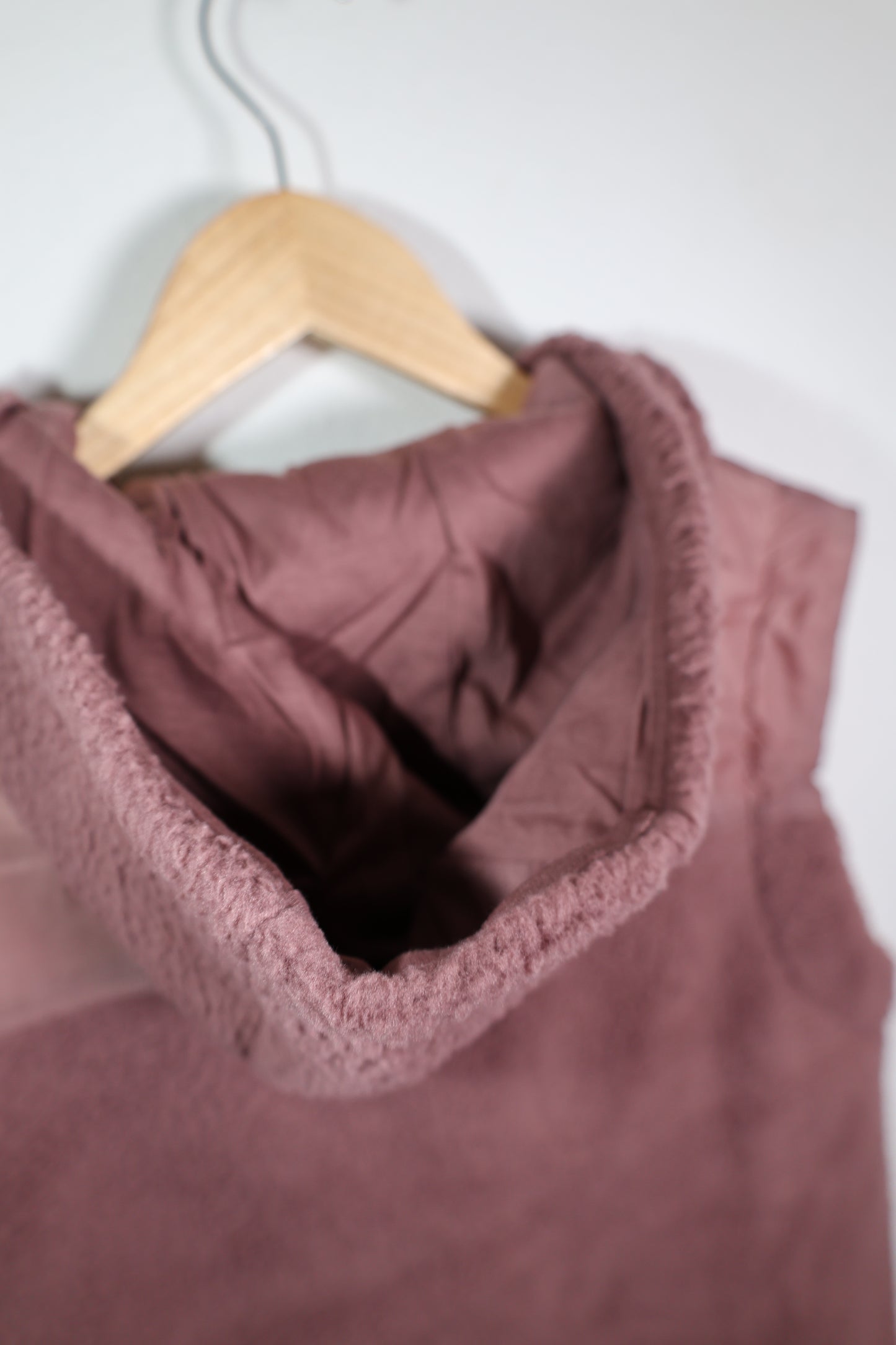 Mono B - Alpine Fleece Zip Up Hooded Vest