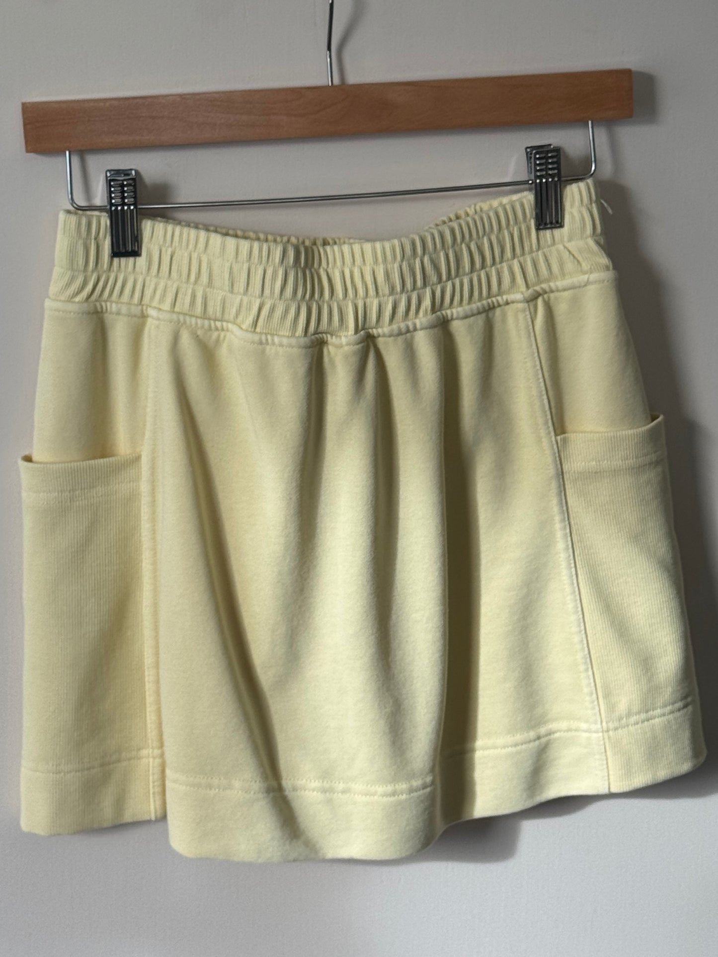 Rae Mode - Yellow Soft Ribbed Skort w/ Pockets
