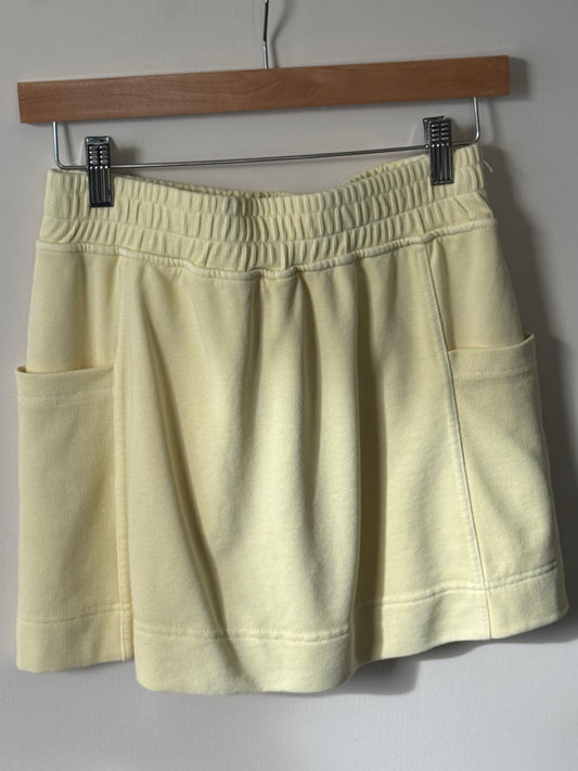 Rae Mode - Yellow Soft Ribbed Skort w/ Pockets