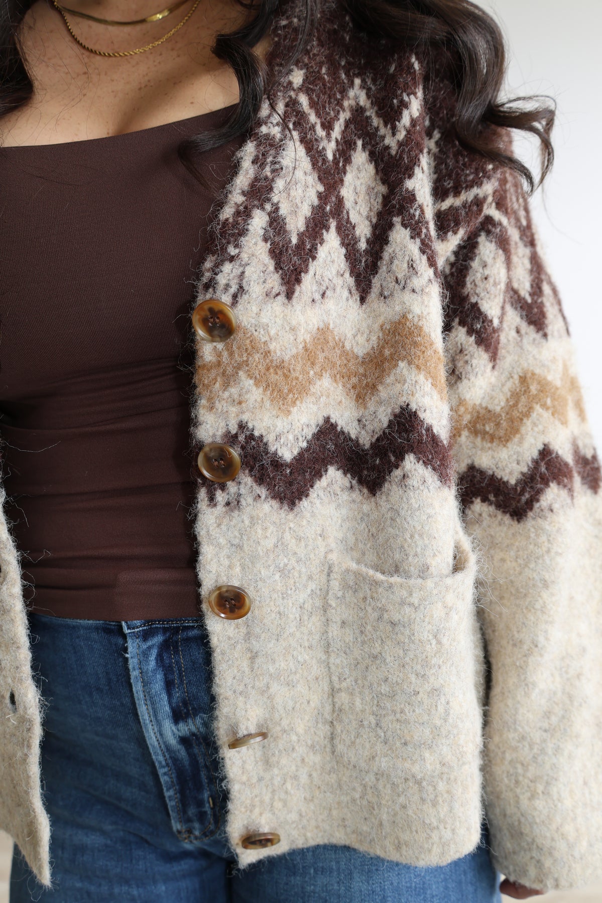 You Seem Familiar oversized long v-neck button front cardigan