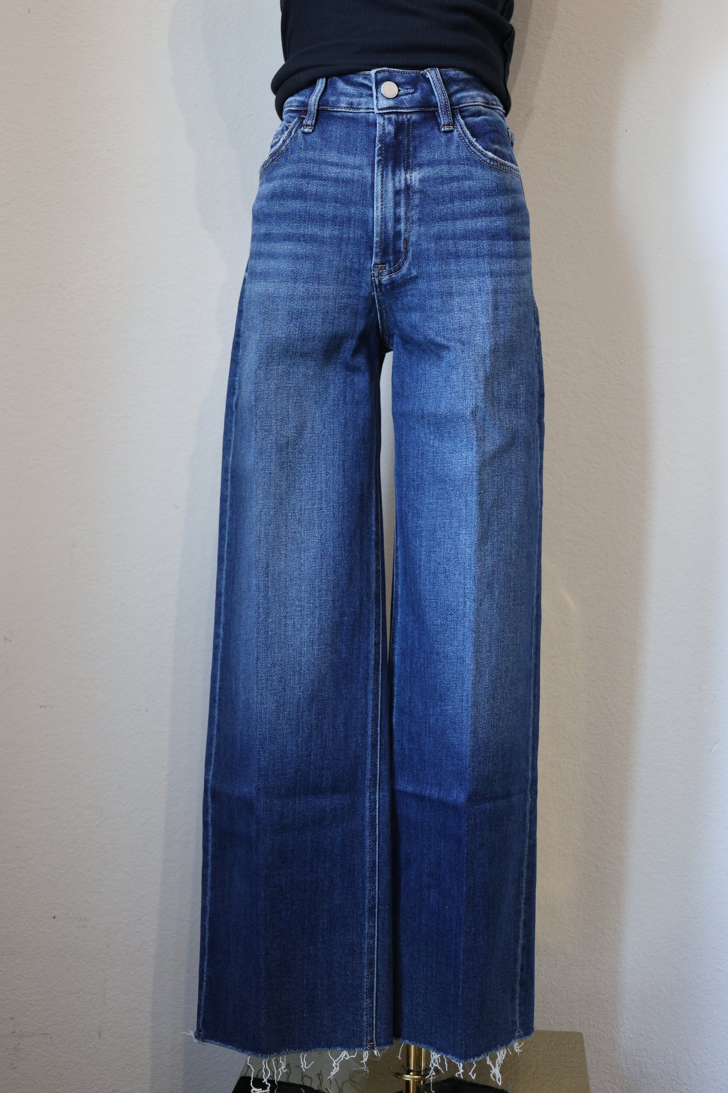 Flying Monkey - High Rise Wide Leg Jeans