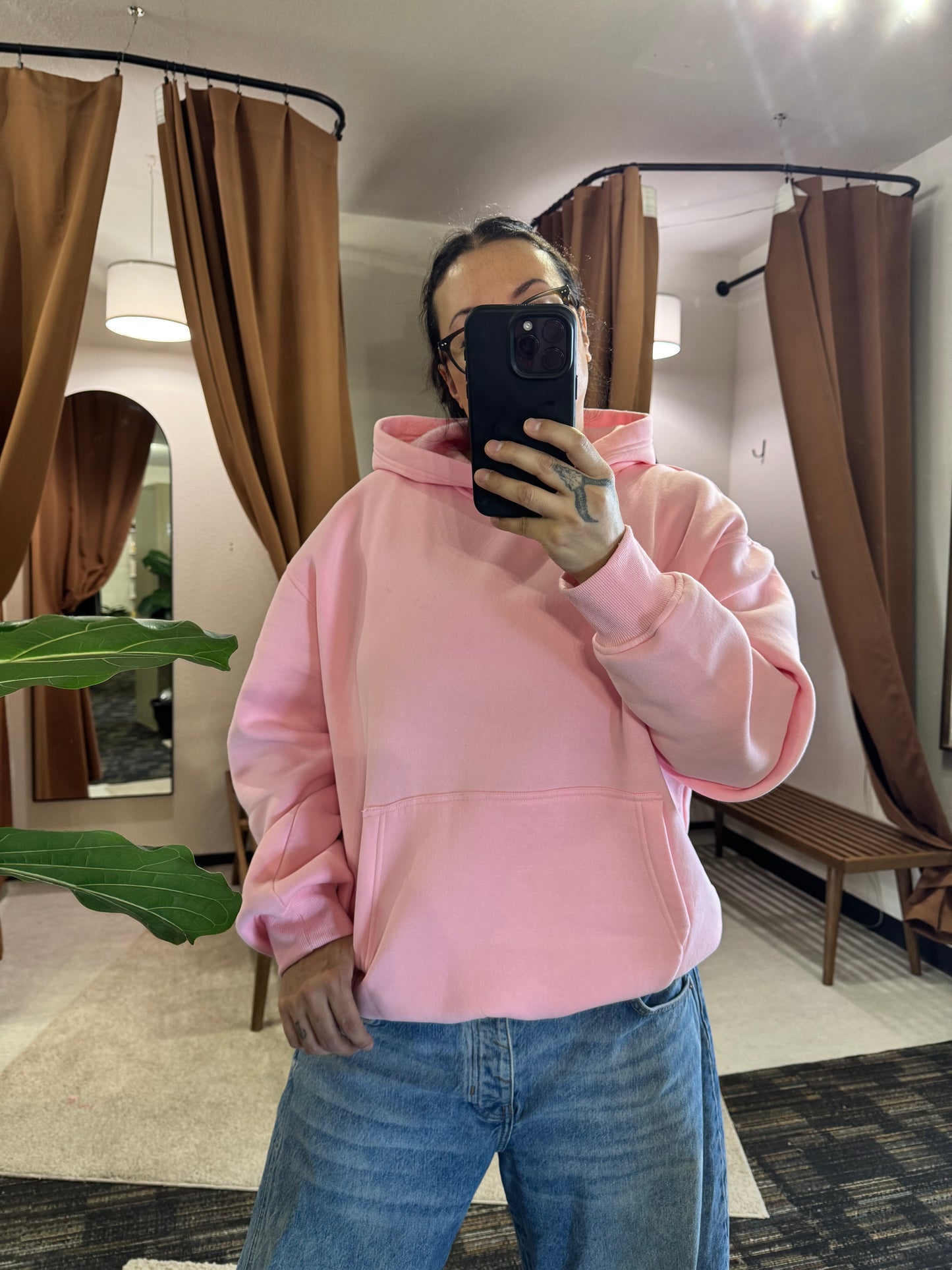 TICTOC - DAMI Cloud Fleece Classic Oversized Hoodie Kangaroo Pocket