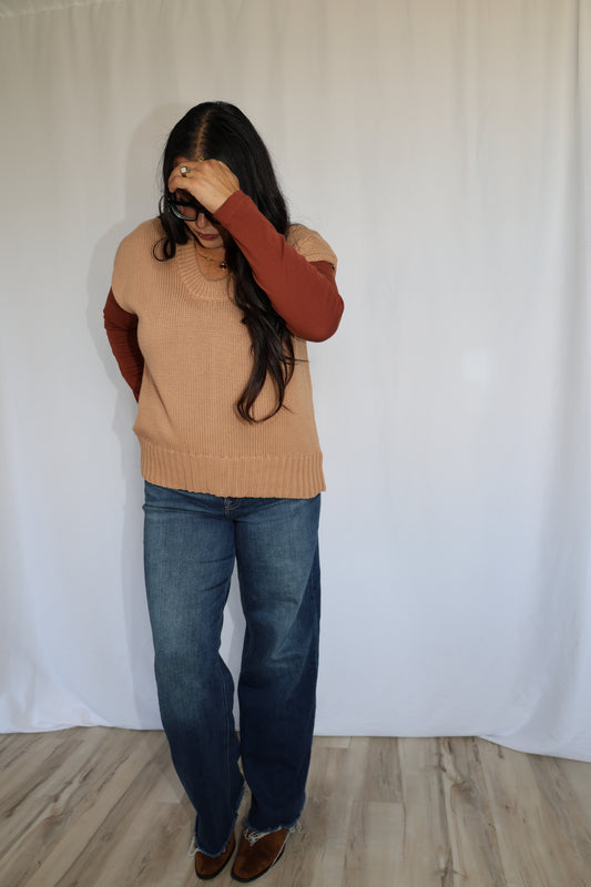 Where Do I Sign chunky knit sweater vest