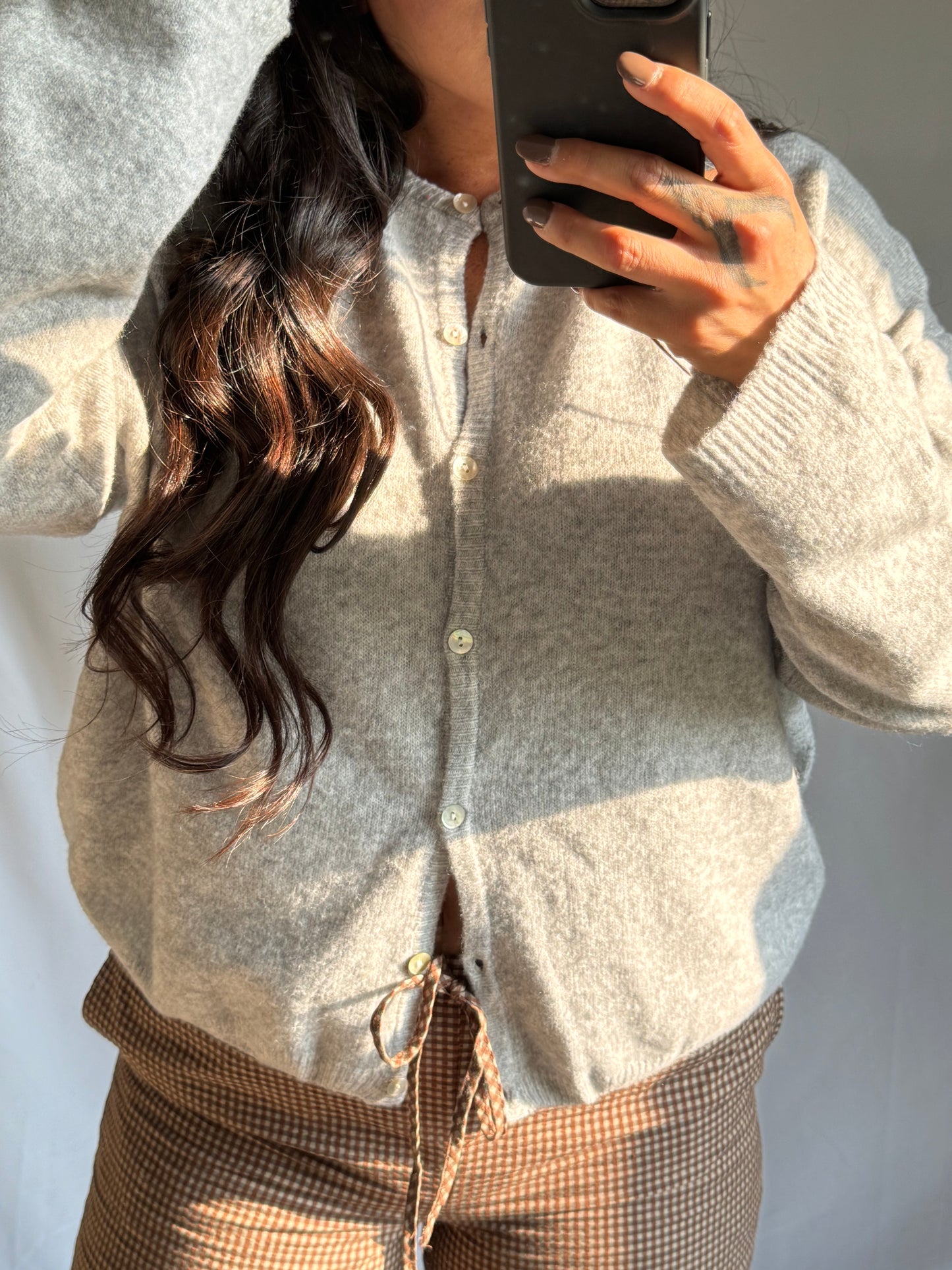Meant To Be Long Sleeve Crew Neck sweater lightweight cardigan