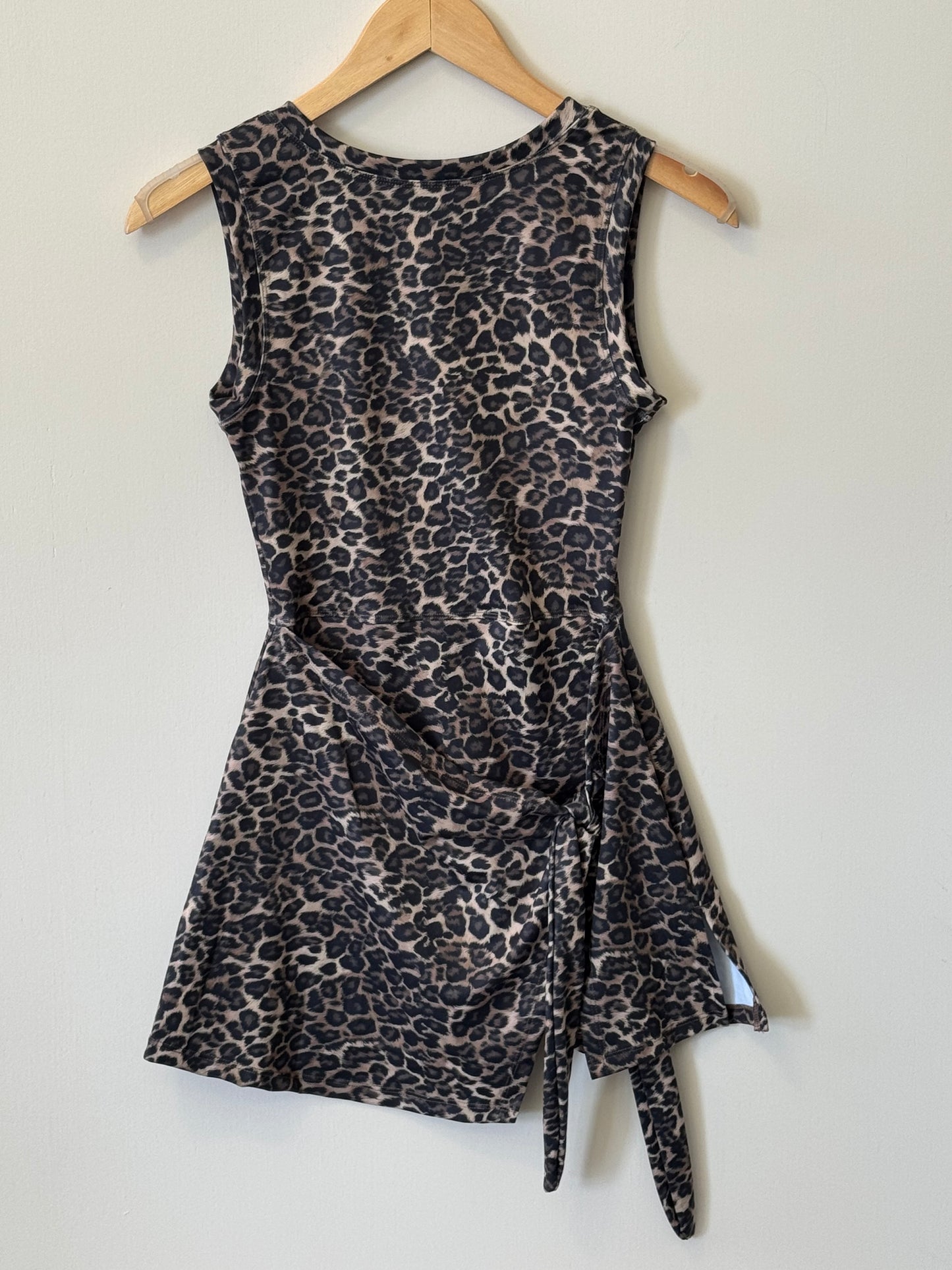 Kimberly C - Cheetah Wrap Around Dress w/ Built in Shorts
