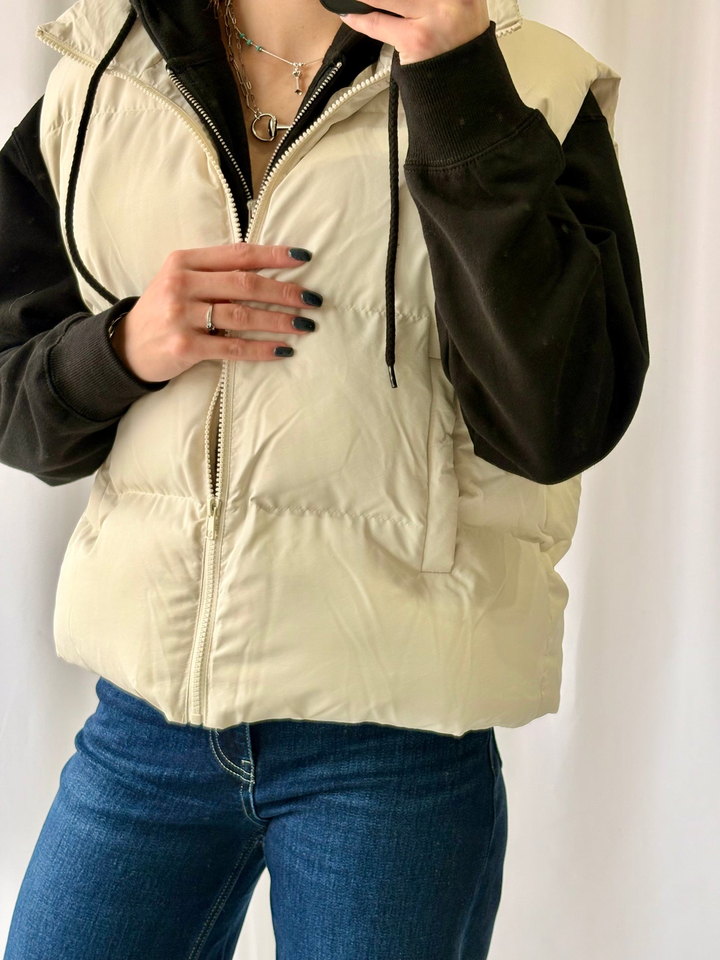 Bluivy - ZIPPER FRONT PUFFER VEST