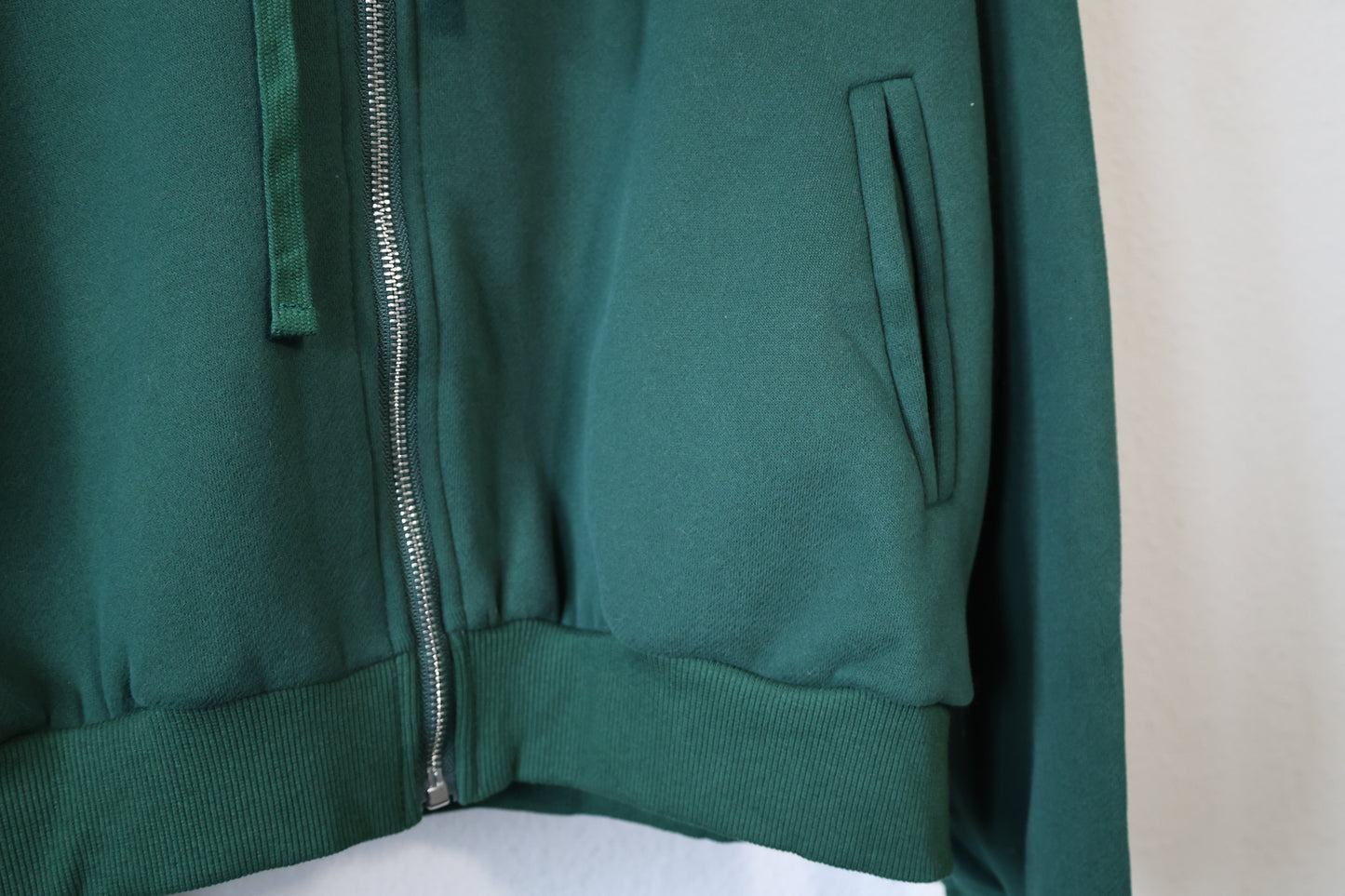 TICTOC - UNIVERSITY Plush Fleece Loose Fit Zip Up Hoodie With Pockets