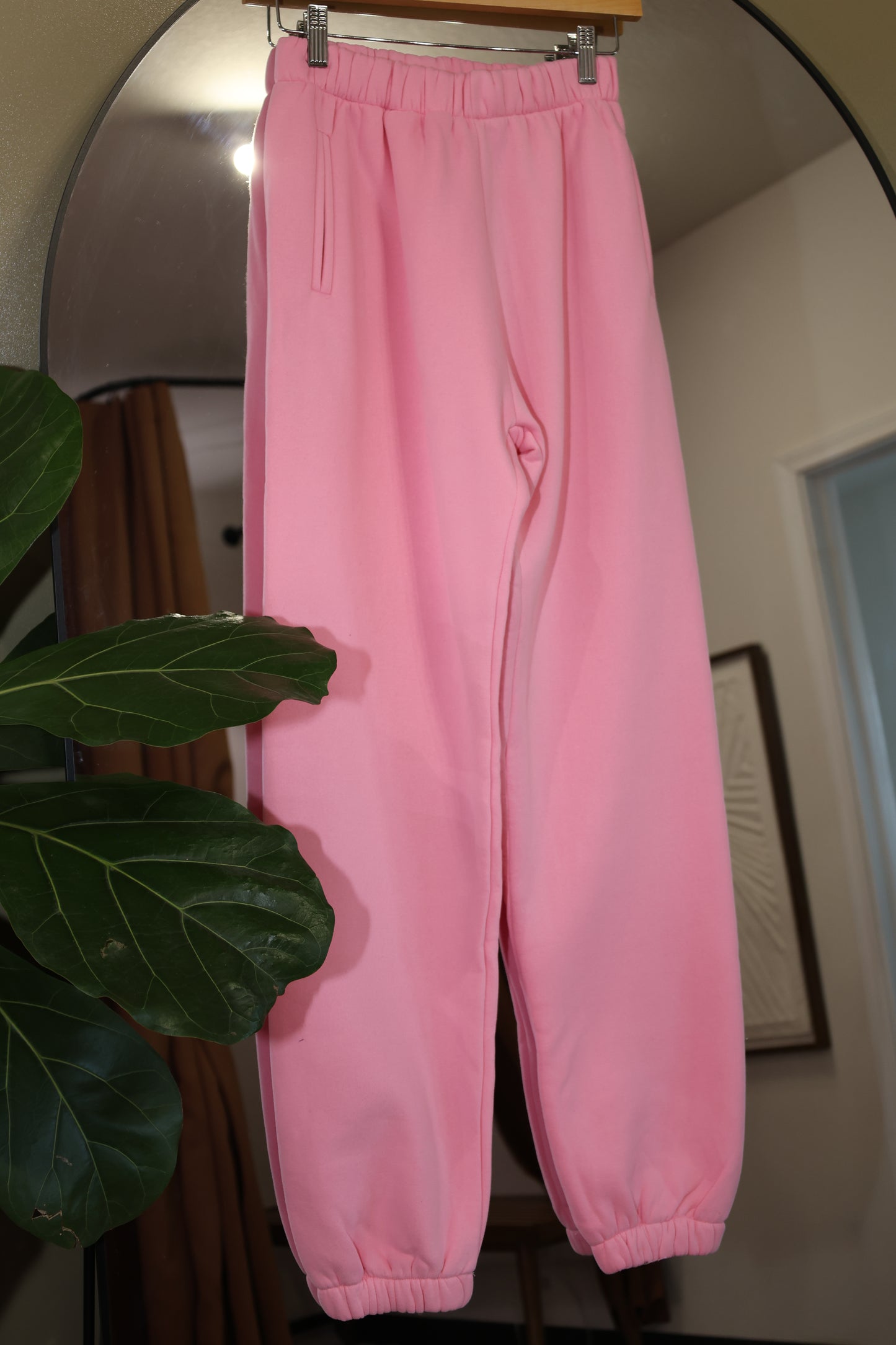 TICTOC - DOVE  Plush Fleece Lounge High Waist Sweatpants With Pockets