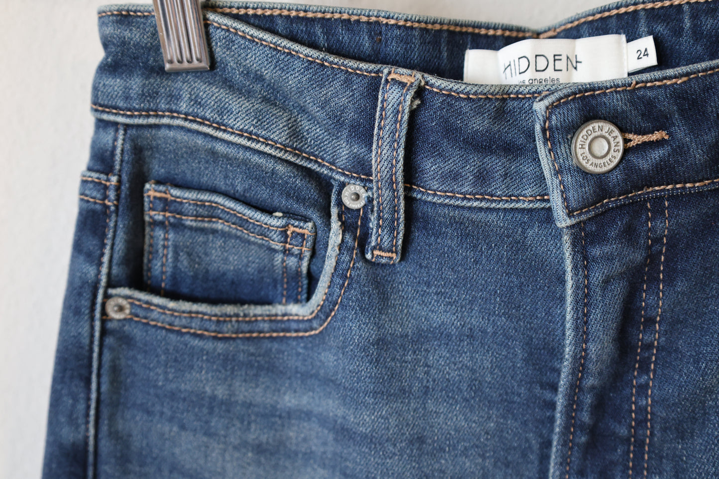 Hidden Jeans - Dark Vintage Clean Stretch Dad Jean