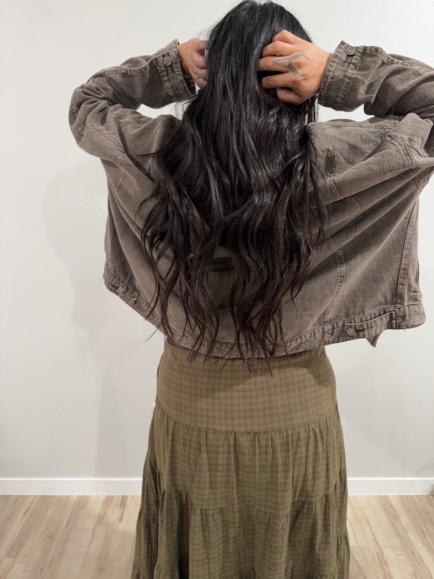 Mustard Seed - Tiered Maxi Skirt