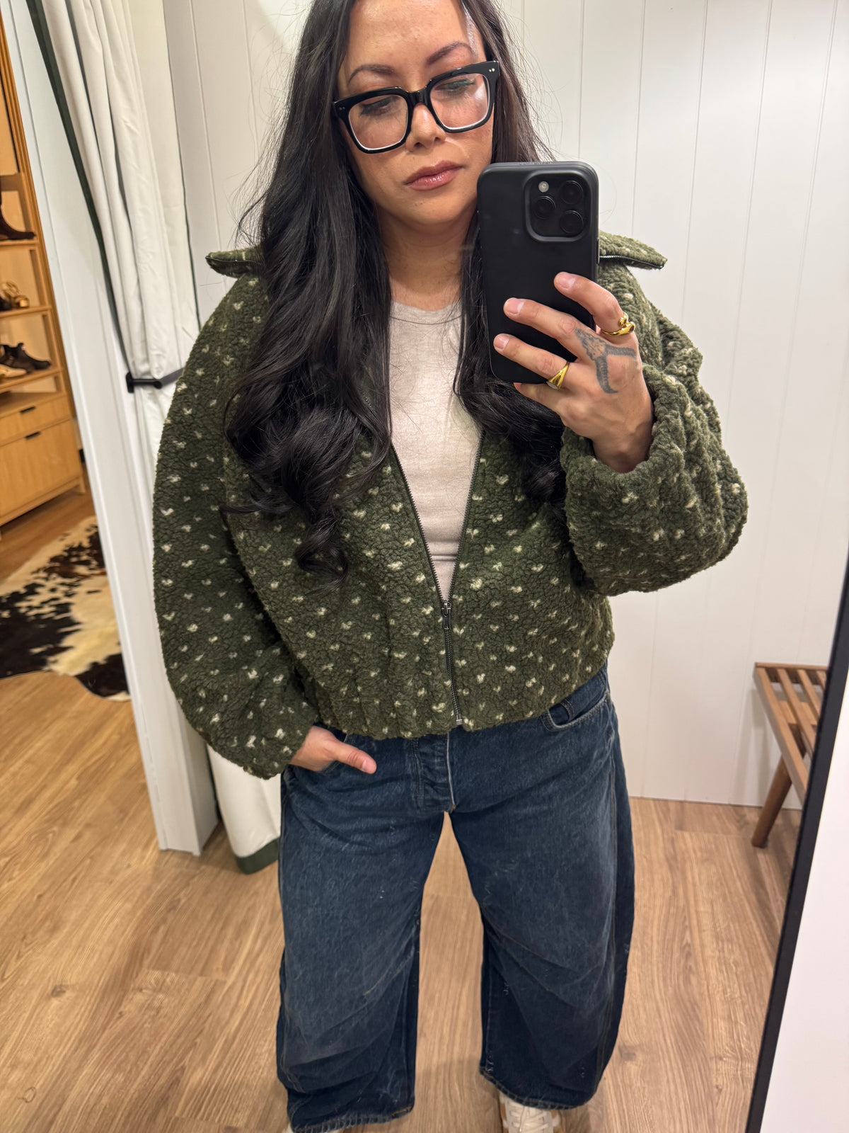 Where I’ll Be cozy zip down jacket