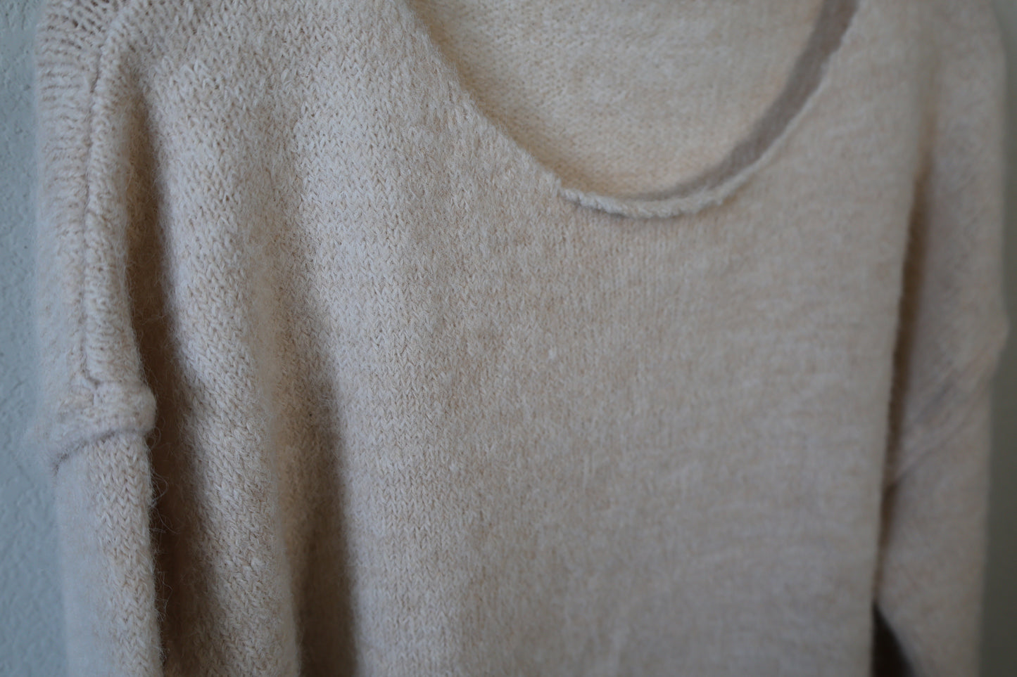 HYFVE - Melange Knit Boat Neck Sweater