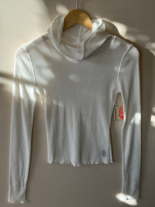 Free People Movement Breathe Easy long sleeve hoodie top