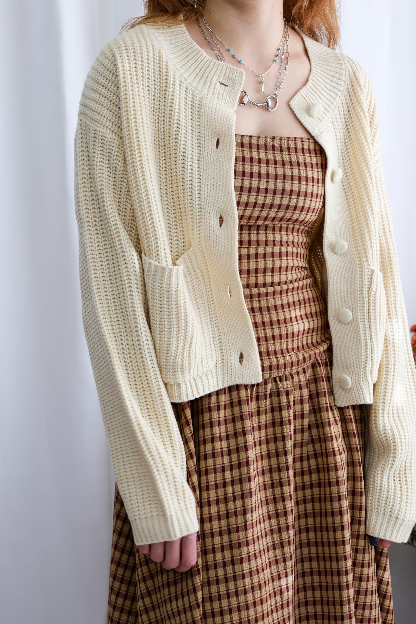 Polagram by Wellmade USA - BUTTON UP KNIT SWEATER