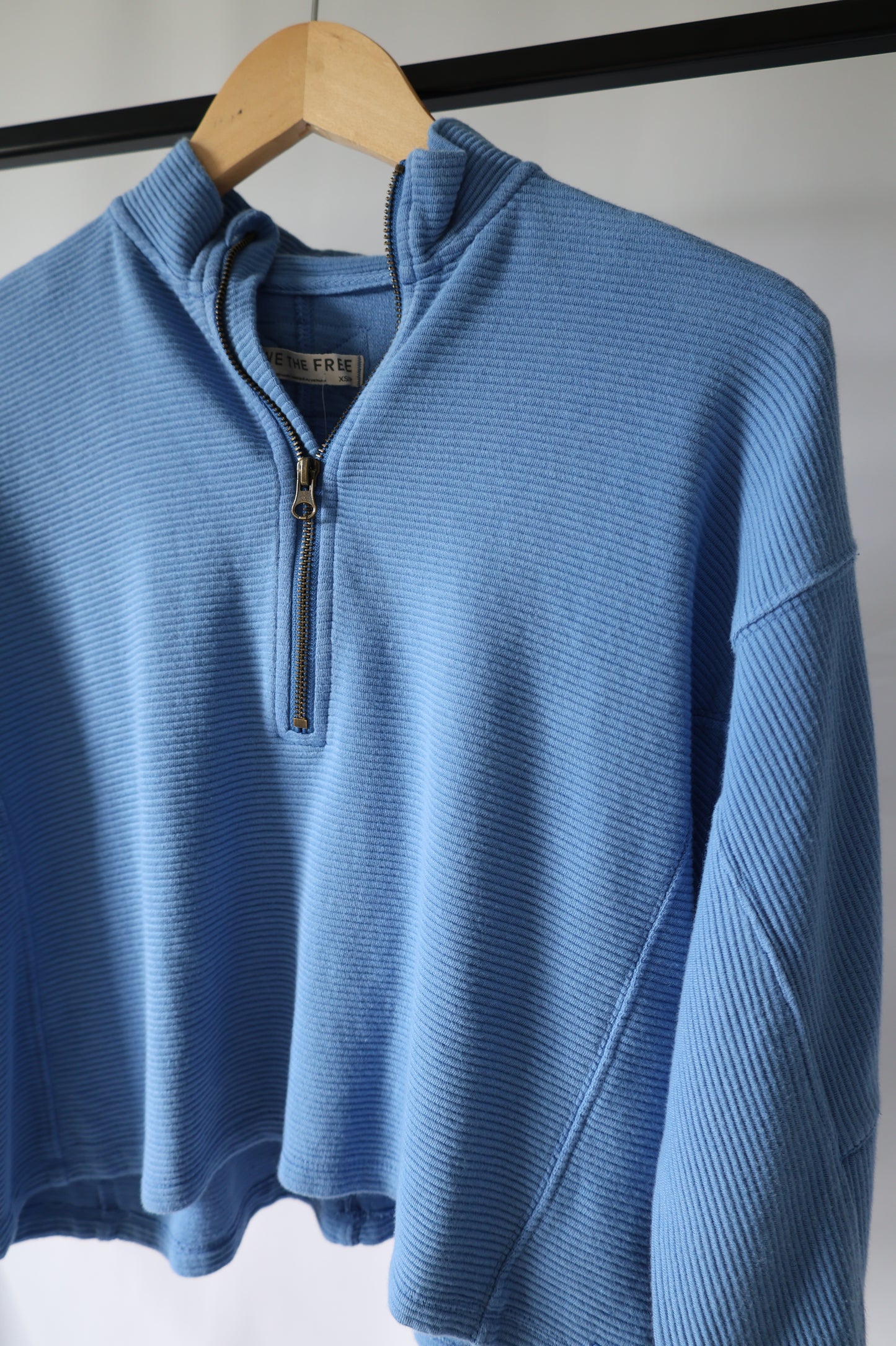 Free People - Celeste Quarter-zip Pullover Sweater