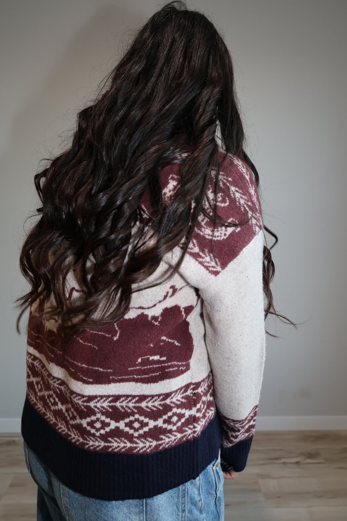 Further West toggle button cardigan